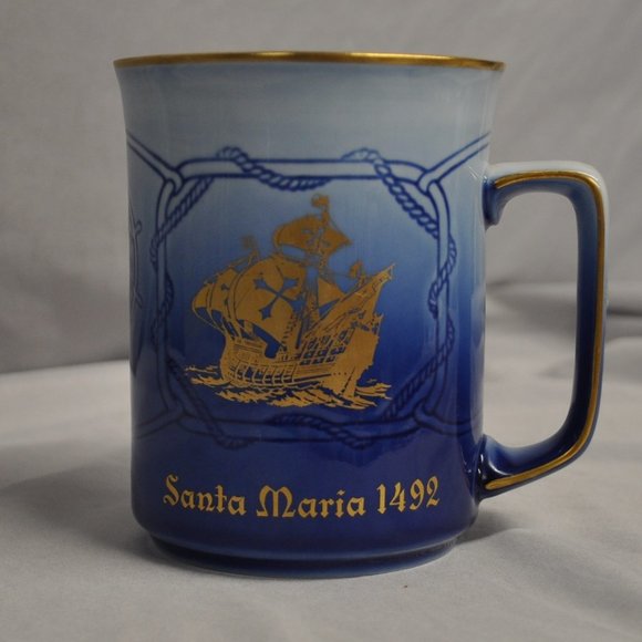 *BOGO mugs* 16 oz no 1 of 6 1978 B&G mug 1492 Santa Maria ship (342w) - Picture 1 of 8